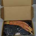 Solar Christmas Lights Outdoor Solar Firework Lights, Solar Powered Outdoor Waterproof Hanging Light, Landscape Starburst Light for Patio Yard Christmas Decor(4 Pack-Multicolored)