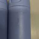 RIES Essential Refillable Toiletry Travel Bottles – Set of 5 (3.4oz & 1.7oz) Airless Pump Containers for Shampoo, Conditioner, Body, Face – Leak-Proof, TSA-Approved, Dishwasher Safe- Runaway Blue, No Box