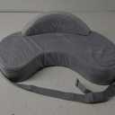 Momcozy Innovative Safety Fence Nursing Pillow - Firm & Springy Memory Foam - Stable, Ergonomic Support & Comfort - Wider Breastfeeding Cushion, Adjustable, Removable Cover, Baby Safety Certified