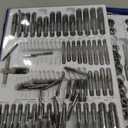 GMTOOLS 110PCS Tap and Die Set, Metric Size M2-M18 Standard Threading Tool With Adjustable Handles, Accessories and Storage Case for Cutting External and Internal Threads
