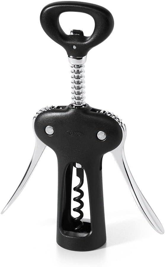 OXO Good Grips Winged Corkscrew and Bottle Opener, Black