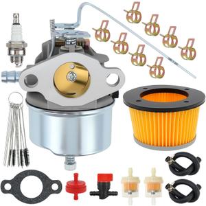 632615 Carburetor Fit for Tecumseh H30 H35 H50 3.5HP Motor, for HS40 4HP HS50 5HP Engine Lawn Mower Carb Replace 632208 632589