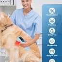 LLLT Cold Laser Therapy Device with Protective Magnetic Cover, 5 * 808nm & 10 * 650nm Human/Vet Handheld Infrared Red Light Therapy, Pet Dogs Treatment Device for Muscle Pain Relief & Improve Healing