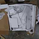 Vanity Table Set with Lighted Mirror - Makeup Vanity with Lights, Adjustable Brightness, Large Drawer Sturdy Wood Vanity, White 80x40x140cm