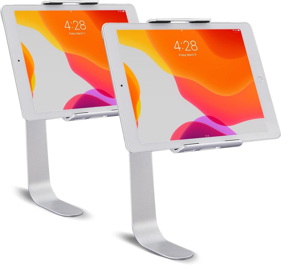 Weilianda Home Theater Seating Series Swivel Tablet and Cell Phone Holder Sofa Accessories,2 Sets Sliver