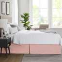 Nestl Taupe Bed Skirt Queen Size - Queen Bed Skirt 14 Inch Drop - Brushed Microfiber Bed Skirts - Hotel Quality Pleated Bed Skirt - Shrinkage & Fade Resistant