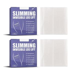 Thigh Lift Tape Transparent Lifting Adhesive Bandage Patch for Leg Body Sagging Skin Fat Anti Chafing Ultra Thin Inner Paste Waterproof Pad Disposable Shaping Leg Lifting Stickers (20pcs)