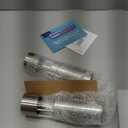 SIMPLETASTE Electric Salt and Pepper Grinder Set Automatic One Handed, Stainless Mill Shakers with Lights and Adjustable Coarseness, Battery Operated (Set of two, Silver)