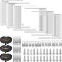 3 Set Window Air Conditioner Side Panels with Frame Window Ac Insulation Side Panel Air Conditioner Extender Panel for 10000 Btu Ac Preventing Noise