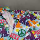 fun shack Groovy Mens Hippie Costume, Retro 60s Suit for Men, Adult Groovy Costumes, Vintage Hippie Outfit (X-Large)