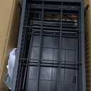 Pots and Pans Organizer Under Cabinet, Expandable 2 Tier Under Sink Organizers and Storage Adjustable Height Kitchen Pot and Pan Lid Holder Rack with 12 Dividers Under Cabinet Shelf(Black)