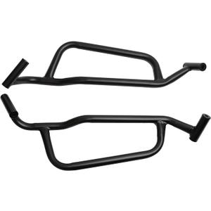 Mokuo Iron Motorcycle Frame Guard Crash Bar Protector Fit for 2023 Yamaha Zuma 125 (Black)