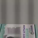 Outlet Cover BOX Baby Proofing (1-Pack) Patented Dual-Lock for Much Better Toddler Proofing, Easy Operation, Simple 3 Step Install with Included Screws. Provides Extra Space Inside for Plugs,Adapters (White)