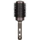 H&S Round Brush For Blow Drying - 2 Inch Thick - Large Ceramic Styling Boar Bristle Brush - Ionic & Nano Technology for Voluminous Hair (Brown)