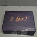 6 in ONE Blow Dryer Brush, Air Curling Iron Round Brush Blow Dryer 800W, Ionic Hair Dryer Brush for Women, Hot Air Brush Hair Styling Tools 100-120V