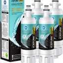 ICEPURE PRO ADQ36006101 NSF/ANSI 401 Certified Replacement for LG LT700P Kenmore Elite 46-9690 ADQ36006102 HDX FML-3 LFX28968S LFXS29626S RWF1200A Refrigerator Water Filter,4 PACK