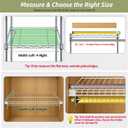 Wire Shelf Covers, Bamboo Wire Rack Covers for Pantry, ClosetKitchen (5pcs, 36" W x 16" D, Natural)