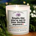 40TH Birthday Gifts for Women Men, 40th Birthday Decorations for Women Men, Funny 40th Female Gift Ideas, 40 Year Old Gifts for Her Him Husband Wife Best Friends Sister Woman 1985 Candle