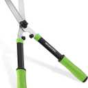 WORKPRO Hedge Shears, 23'' Manual Hedge Trimmers with Chrome Plated Steel Blade & Ergonomic Handle, Home Garden Pruner Hedge Clippers Perfect for Trimming Borders, Boxwood, and Tall Bushes