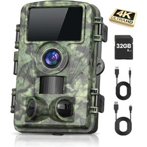 Trail Camera Glow Night Vision Motion Activated for Outdoor Wildlife Deer