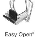 Oxford 3 Ring Binders, 1 inch ONE-Touch Easy Open D Rings, Durable Binders for School and Office, ClearVue, Xtralife Hinge, Non-Stick, PVC-Free, Black, Holds 250 Sheets, 4 PK (79903)