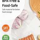 Syntus 200 Count Vacuum Sealer Bags Quart 8 x 12 inch for Seal a Meal, Commercial Grade BPA Free Heavy Duty Precut Seal Bags, Food Vac Bags for Storage, Meal Prep or Sous Vide