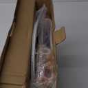 Lamp Shades Set of 2, Drum Lampshades with Leaf Design, 13" Top x 13" Bottom x 10" High (Spider) Modern Linen Lamp Shades for Table Lamp & Bedside Lamp, Assembly Required Black Lampshades Replacement