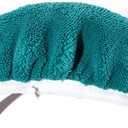 Madeals Microfiber Toilet Lid Cover Soft and Absorbent, Comfortable Bathroom Toilet Lid Cover Seat Fits Most Size Toilet Lids for Teal