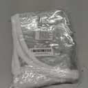 4Pcs Salon Chair Cover, Clear Round Barber Salon Chair Back Covers, Vinyl Chair Covers Protectors for Most Salon Chairs, Prevents Upholstery from Stains, Wear, and Damage to Salon Spa Chairs, White