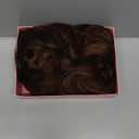 NAYOO Long Ombre Brown Wavy Wig for Women 26 Inch Middle Part Curly Wavy Wig Natural Looking Synthetic Heat Resistant Fiber for Daily Party Use (Ombre Brown)