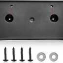 RED WOLF Front License Plate Bracket Fit for Ram 2019-2022 1500 TRX / 1500 Rebel, Replacement for OEM 68274219AD Textured CH1068153 Bumper Mounting License Plate Holder Cover Tag w/Screws