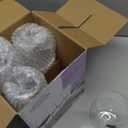 Amlong Crystal All-Purpose Glasses, 17oz, Set of 4