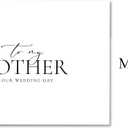 Wedding Day Card for My Mother, To My Mother On Our Wedding Day,From Bride and Groom gifts, 4.1" x 5.8" , 5.8" x 8.3"