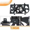 Radiator Cooling Fan Plastic Black Replacement for Sentra 2000-2006 Replacement for NI3115123