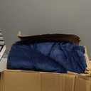 UGG Euphoria Faux Fur Throw Blanket, Soft Warm Throw Blankets for Couch or Bed, Luxury Bedroom Decor, Giftable Fuzzy Blankets, Machine Washable, 50-inch x 70-inch, Indigo Blue