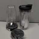 Blender Cups Replacement Parts For ninja,2-Pack 24oz Blender Cups with Sip & Seal Lids,7 fins Blender Replacement blade Compatible with Ninja BN401 BN751 BN801 BL480-30 BL642-30 BL682 BL687 NN102