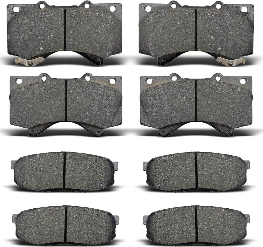 Front Rear Brake Pads Set For Toyota Land Cruiser 2008-2011 2013-2017,For Toyota Sequoia 2008-2017,For Toyota Tundra 2007-2017