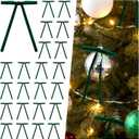 30 Pcs Dark Green Velvet Christmas Ornaments, 5 x 7 Inch Vintage Rustic Christmas Bows for Door Garlands, Gifts, and Xmas Home Outdoor Indoor Decoration