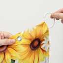 AILONEN Green Frog Shower Curtain,Cute Cartoon Frog Waterproof Fabric Shower Curtain for Bathroom,Beautiful Sunflower Kawaii Tree Frog Shower Curtain Set with Hooks for Kids Boys Girls,72" W*78" H