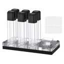 Coffee Bean Storage Dosing Tube: Single Espresso Dosing Containers - Small Airtight Canister Holder 4 PCS