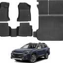 Floor Mats for Subaru Outback 2020-2025, Trunk Mat and Backrest Mat All Weather TPE Protector for Subaru Outback Accessories