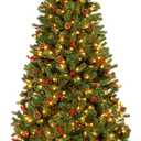 Best Choice Products 4.5ft Pre-Lit Pre-Decorated Spruce Hinged Artificial Christmas Tree w/ 398 Tips, Pinecones, Berries, 150 Lights, Metal Base