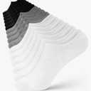 wernies No Show Socks Women - 8 Pairs Ankle Socks for Women, Low Cut Socks Short Cotton Socks, Invisible Casual Socks