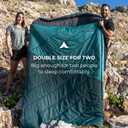 Teton Mammoth Queen Size Double Sleeping Bag- A Warm Bag The Whole Family can Enjoy Great for Camping, Hunting and Base Camp. Compression Sack Included, Mammoth 20F