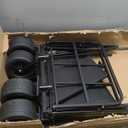 Dog Stroller for Large Dogs,Pet Stroller for Medium Dogs Up to 150lbs,Folding Dog Wagon Cart,Heavy Duty All-Terrain with Adjustable Handle,Storage Organizer,Waterproof Oxford Fiber,Black