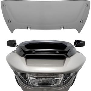 FATECIM 6" Wave Windshield Windscreen Air Deflector for Harley CVO Road Glide FLTRXSE 2023-up, CVO Road Glide ST FLTRXSTSE 2024-up, Road Glide FLTRX 2024-up Accessories (Smoke)