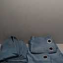 NICETOWN Aqua 100% Blackout Curtains for Windows, Super Heavy-Duty Black Lined Total Darkness Drapes for Bedroom, Privacy Assured Window Treatment for Patio (Pack of 2, 70 inches W x 108 inches L)