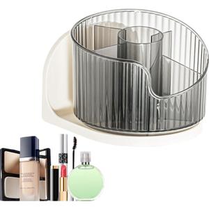 Rotating Makeup Organizer - Dustproof Makeup Organization Rotating Cosmetic Organizer | Multi- Adjustable Cosmetic Storage Rack Space Saving Skincare Makeup Holder la