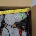 Christmas Pathway Lights Outdoor Decoations, Solar LED Snowman Stake Lights, Waterproof Walkway Landscape Light for Winter Yard, Garden Decor (Cool White, 3 Pack)