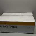 AmazonCommercial 1-Ply White Hardwound Paper Towels (416970)|Bulk for Business |High Capacity Roll |Compatible with Universal Dispensers|FSC Certified |800 feet per Roll (6 Rolls)